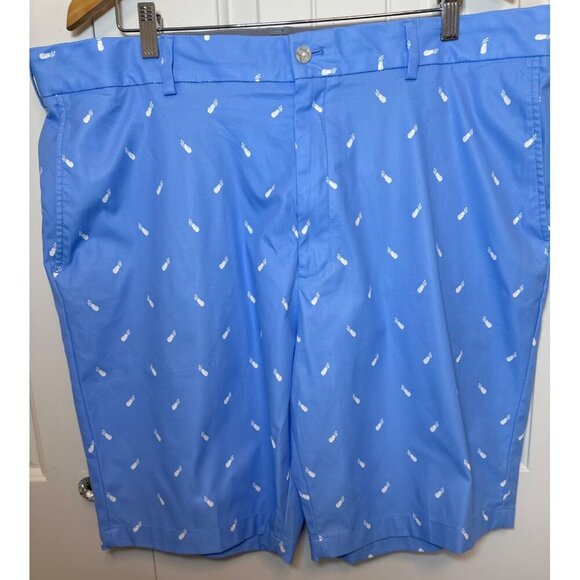 Walter Hagan Perfect 11 Light Blue Golf Bag design shorts, Waist: 42 - Picture 4 of 13